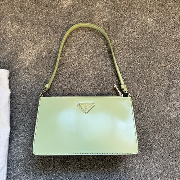 Prada mini brushed-leather shoulder bag - Picture 5 of 11